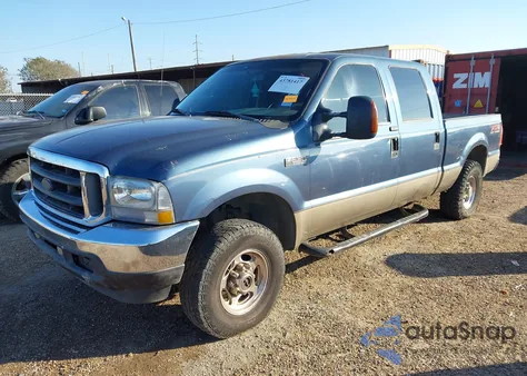 2004 Ford F-250 z USA, uszkodzony, nr VIN 1FTNW21L84EA76700
